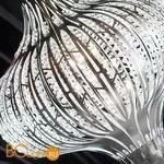 Подвесной светильник Masca Jasmine 1872/9 Nichel drop / Asfour - Фото 0