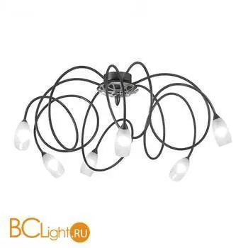 Потолочная люстра Masca Zoe 1851/6PL Ardesia nichel / Glass 559