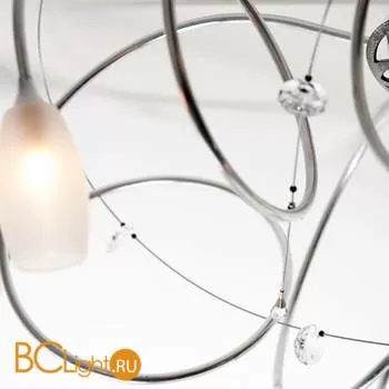 Потолочная люстра Masca Kikka 1850/6PL Argento brunito / Glass 559 - Фото 0