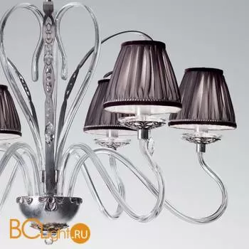 Люстра Masca Liberty 1875/6 Argento moka - Фото 0