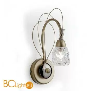 Бра Masca Luna 1865/A1 Ottone nichel / Glass 576