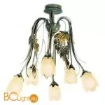 Потолочная люстра Masca 1638 1638/6PL Verde oliva / Glass 218