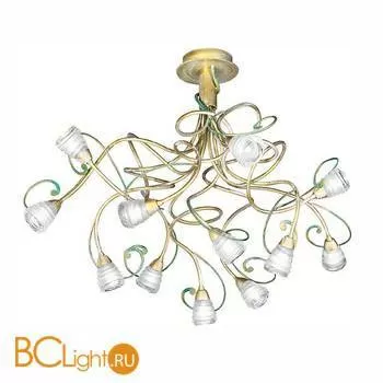 Потолочная люстра Masca Medusa 1686/12PL Pyrite / Glass 351