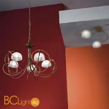 Люстра Masca Melodia 1838/5 Bronzo lucido / Glass 523