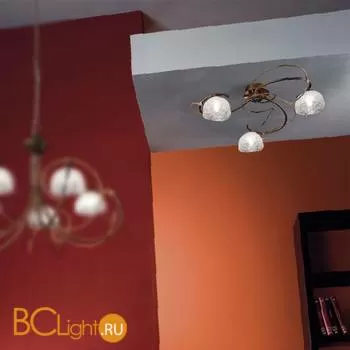 Люстра Masca Melodia 1838/3PL Bronzo lucido / Glass 523