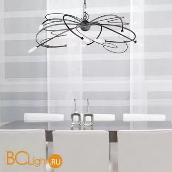 Люстра Masca Miss Irony 1681/8 Ardesia nichel / Glass 347 - Фото 1