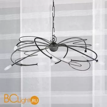 Люстра Masca Miss Irony 1681/8 Ardesia nichel / Glass 347 - Фото 0