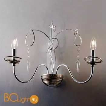 Бра Masca Mozart 1874/A2 Argento patinato