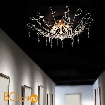 Потолочный светильник Masca Mozart 1874/8PL Gesso oro - Фото 0