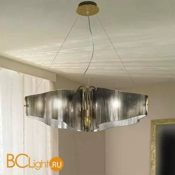 Подвесной светильник Masca Nuvola 1835/3S Bronzo oro / Glass 531