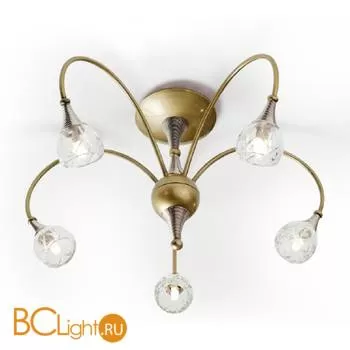 Потолочная люстра Masca Parfum 1867/5PL Ottone nichel