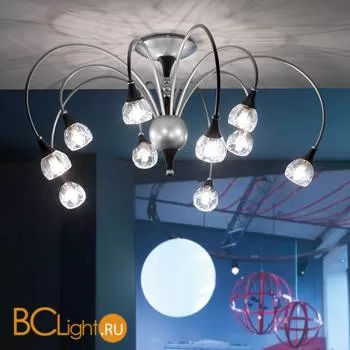 Потолочная люстра Masca Parfum 1867/10PL Acciaio ardesia