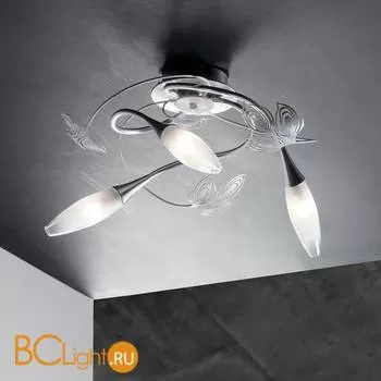 Потолочная люстра Masca Peacock 1869/3PL Argento bianco