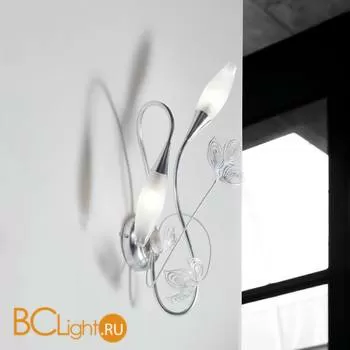 Бра Masca Peacock 1869/A2 Argento bianco