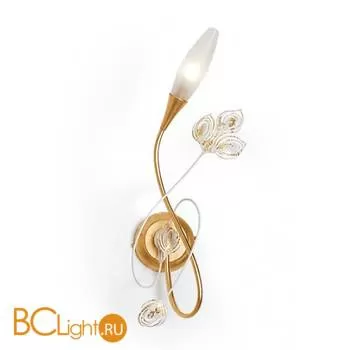 Бра Masca Peacock 1869/A1 Oro bianco