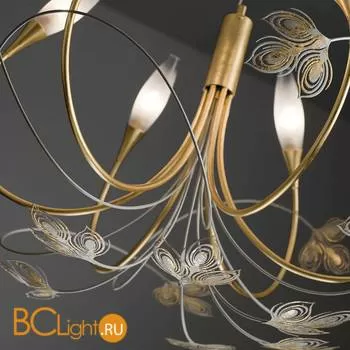 Люстра Masca Peacock 1869/6 Oro bianco - Фото 0