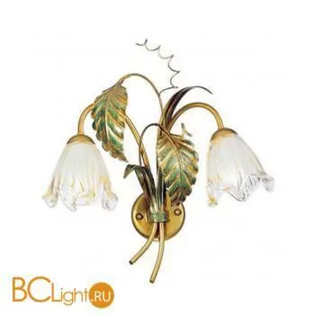 Бра Masca Ricciolo 1675/A2 Lichene / Glass 324