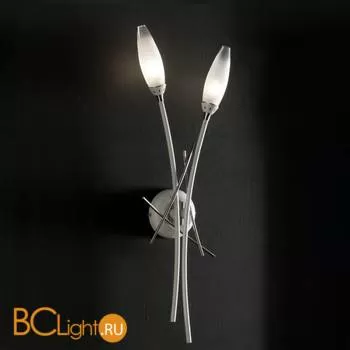 Бра Masca Shanghai 1870/A2 Bianco mat nichel / Glass 591