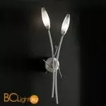 Бра Masca Shanghai 1870/A2 Bianco mat nichel / Glass 591