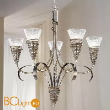 Люстра Masca Siberia 1818/5 Argento acido / Glass 414