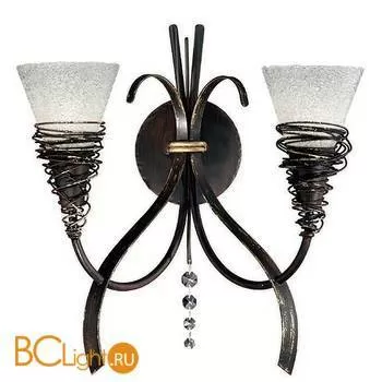 Бра Masca Siberia 1818/A2 Peltro oro / Glass 414