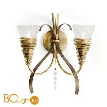 Бра Masca Siberia 1818/A2 Oro acido / Glass 414