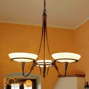 Люстра Masca Tuscania 1507/3 Ruggine / Glass 54