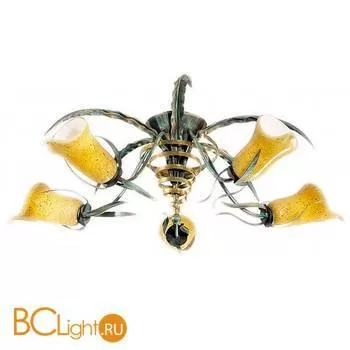 Потолочная люстра Masca Venus 1644/5PL Ferro antico / Glass 240