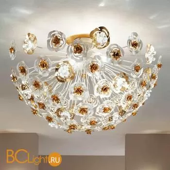 Потолочный светильник Masca Vie en Rose 1839/MSFG Bianco oro / Glass 525