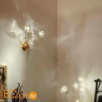 Бра Masca Vie en Rose 1839/A3 Bianco oro / Glass 525