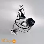 Бра Masca Vie en Rose 1839/A1S Nero nichel / Glass 529