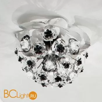 Потолочный светильник Masca Vie en Rose 1839/MSF Nero nichel / Glass 525