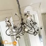 Люстра Masca Vie en Rose 1839/3 Nero nichel / Glass 529/525