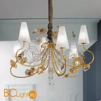 Люстра Masca Vie en Rose 1839/6 Bianco oro / Glass 530/525