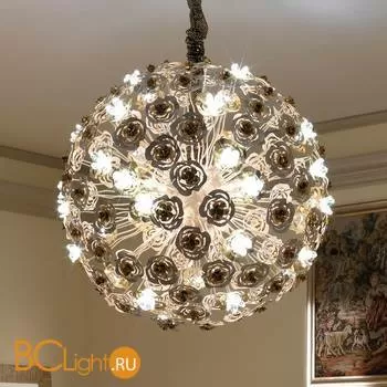 Подвесной светильник Masca Vie en Rose 1839/SFG Bianco oro / Glass 525