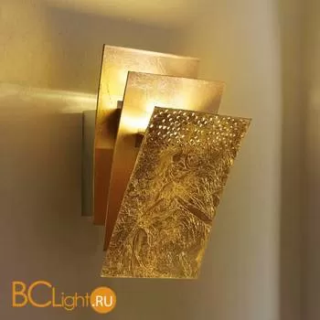 Настенный светильник Masca Virgola 1855/A2P Oro frise