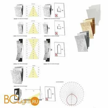 Настенный светильник Masca Virgola 1856/A1 Gesso - Фото 0