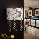 Настенный светильник Masca Vision 1877/A1 Argento patinato / White leather