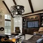 Подвесной светильник Masca Vision 1877/8 Argento patinato / Brown leather - Фото 0