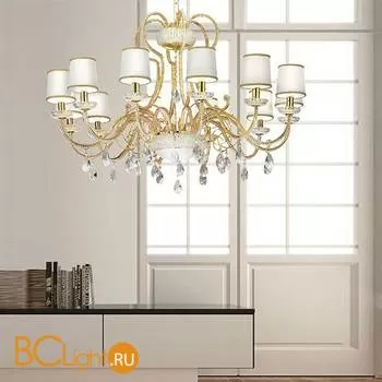 Люстра Emme Pi Light 5105/12+3+2 (5105 12+3+2) Cut crystal