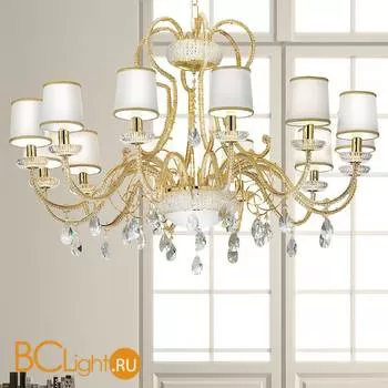 Люстра Emme Pi Light Classica 5105/12+3+2 (5105 12+3+2) Swarovski elements