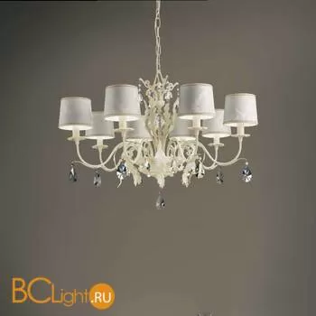 Люстра Masiero Acantia 8 V10 DAM/14/WH CUT CRYSTAL
