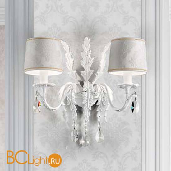 Бра Masiero Acantia A2 V95 / DAM/14/WH Cut crystal