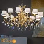 Люстра Masiero Acantia 12 G03 / DAM/14/WH Cut crystal