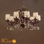 Люстра Masiero Allure 8 P14/DAM/12/GD-CREAM Cut crystal