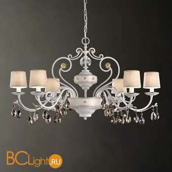 Люстра Masiero Allure 6 BIL V96/DAM/12/GD-CREAM Swarovski elements