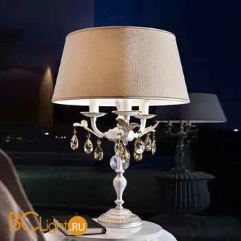 Настольная лампа Masiero Allure TL3 V96/DAM/43/GD-CREAM Swarovski elements