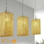 Подвесной светильник Masiero Aurea 15 S1 G04 /AM/HALF CUT GLASS - Фото 0