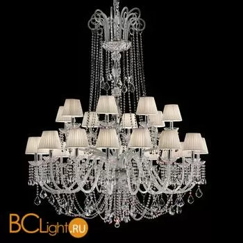 Люстра Masiero Bohemia VE 873/24 CUT CRYSTAL ORG/16/WH