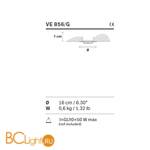 Встраиваемый светильник Masiero VE 856/G - Схема